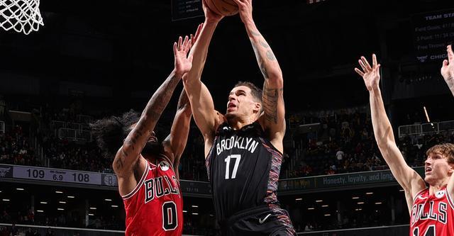 澳门新葡京-小波特26+7武切维奇19+6 篮网险胜公牛结束五连败